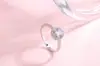 Anel Dourado com Zircônia Cravejada de Diamante Cruzado para Mulheres, Fornecimento Transfronteiriço da Moda, Temperamento Elegante, Anel Aberto Popular de Luxo Leve