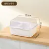 Caja de Almacenamiento para Vajilla de Bebé con Rejilla Escurridora para Biberones Caja de Almacenamiento Herramienta Especial para Alimentos Complementarios de Bebé Gabinete a Prueba de Polvo