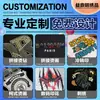 Yidingming Bordados Computadorizados Patches de Bordado Animal Etiquetas de Tecido Personalizadas Acessórios para Roupas Patches para Roupas Velcro Mágico