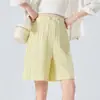 Pantalones de Maternidad Verano 2025 Nuevos Simples Casual Versátiles Ola Ajustables Casuales de Rodilla Pantalones Texturizados Frescos