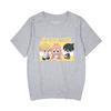 Comércio exterior verão manga curta motosserra pessoas ao redor do código europeu transfronteiriço estampa quente moletom camiseta de manga curta masculina e feminina