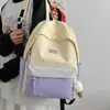 Mochila Sencilla Transfronteriza para Mujer, Estilo Japonés, Versátil, Modelos Nuevos, Adecuada para Ir al Trabajo y la Escuela, Mochila de Viaje Moderna y Linda