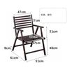 Mesa Pequeña Mesa de Centro Mesa de Té Apartamento Pequeño Madera Maciza Estilo Chino Nuevo Sala de Estar Balcón Combinación Casual de Mesa y Silla Mesa Cuadrada Pequeña