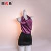 Roupa Íntima Sexy Okajima, Camisola Sexy, Vestido de Uma Peça, Lingerie de Puro Desejo para Adultos, Meias, Faixa Brilhante Sexy para Barriga, Tanga