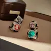 Joyería vintage de segunda mano, anillo de piedra Fanta, anillo retro art déco francés de ágata negra con piedra preciosa de color antiguo para mujer
