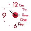 Suministro de fábrica sala de estar hogar silencioso reloj de moda creativo reloj de cuarzo acrílico 3D reloj de pared luminoso DIY