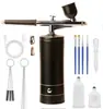 Dispositivo de Injeção de Oxigênio Hidratante de Beleza Elétrico, Aerógrafo para Esmalte, Pistola de Spray para Gradiente de Nail Art, Pistola de Spray para Confeitaria, Caneta de Spray Colorida para Miniaturas