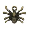 Conjunto Misto de 20 Pingentes Vintage de Abóbora Verde, Caveira e Morcego, Ligas Metálicas DIY Acessórios para Joias para Pulseiras e Colares de Halloween