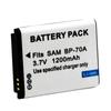 Batería de Litio Samsung BP-70A para Cámara Digital Adecuada para Es65 Es70 Es73 Es75 Es80 Batería de Repuesto