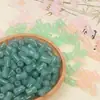 Contas de Bambu Imitação Jade de Vidro 8*12mm com Furo Contas Soltas Materiais DIY para Artesanato com Acessórios para Pulseira Colar Joias