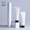 Fabricantes cosméticos manguera de plástico al por mayor aislamiento protector solar crema de manos limpiador facial manguera de plástico se puede imprimir LOGOTIPO