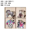 Decoraciones colgantes de madera de Halloween transfronterizas: Calaveras de azúcar del Día de Muertos, gatos negros, parcas, calabazas, arañas para colgar en ventanas y puertas