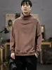 Camiseta de algodón de manga larga, gruesa, de peso pesado, con relieve y forro polar para invierno para hombre, nueva prenda exterior casual versátil de otoño/invierno 2026