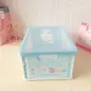 Caja de Almacenamiento de Dibujos Animados con Plegado de Libro Corazón de Niña Escritorio Cosméticos Artículos Varios Caja de Infidelidad Caja de Almacenamiento Portátil