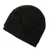 Sombrero para Hombre Otoño e Invierno Lana Sombrero Bufanda Traje Cálido de Dos Piezas Puntada Cálida Cuadros Gorro de Pelo Transfronterizo