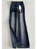 Jeans de Campana Retro Americanos para Mujer, Nuevo Estilo de Verano, Adelgazantes para Cuerpo con Forma de Pera, Tallas Grandes, Pantalones de Campana Bootcut