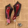 Acessórios modificados para veículo elétrico de motocicleta com assistência de pedal, liga de alumínio, faca de folha, abóbora reflexiva, espelho retrovisor, espelho de ré, universal