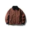 Northern Frontier Marca de Moda Americana para Hombres 2025 Invierno Nuevo Chaqueta de Lana de Cordero y Algodón Abrigo de Algodón Reversible con Cuello de Solapa Chaqueta Gruesa de Algodón