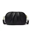 Bolso de mujer de marca con un toque de alta gama, nuevo modelo 2026, monedero con cremallera de tres capas, plisado, elegante bolso cruzado para mujer