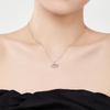 Anillo Colgante Pendientes Ojo del Diablo Plata de Ley S925 para Mujer Alto Sentido Ojo Azul Diseño de Circonita Sentido del Diseño Traje de Mujer
