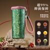 Nueva Taza Termo con Popote de Titanio Puro para Mujer, Atractiva, Taza Portátil para Regalo, Taza de Agua Personalizada de Lujo Ligero y Gama Alta