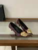 Zapatos de tacón de aguja de punta fina para mujer para las cuatro estaciones 2026, Zapatos de otoño, Tallas 35-40
