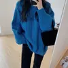 Suéter Casual para Outono/Inverno 2026, Tricô Popular de Inverno, Novo Top Elegante de Alta Qualidade