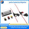 Porta-fusível de disjuntor recuperável, porta-fusível de inserção média, caixa de fusível auto-restaurável à prova d'água