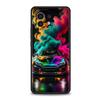 Carcasa para teléfono con diseño de coche con un toque de tecnología genial para iPhone 15