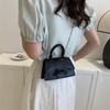 Mini Bag 2023 estilo coreano nova moda sólida cor bolsa de corrente personalizada ins moda mulheres ombro crossbody bag
