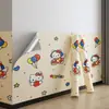 Papel de parede cartoon autoadesivo à prova d'água à prova de umidade parede quarto de criança parede do quarto adesivos decorativos para quarto de aluguel feio