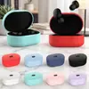 Adecuado para funda de auriculares Redmi Airdots2, funda protectora de silicona de color sólido de una sola pieza a prueba de polvo para auriculares Redmi 2 sin hebilla