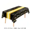 Mantel Feliz Año Nuevo 2027 Estilo Nuevo Fiesta de Feliz Año Nuevo Mantel de Plástico Mantel Desechable para Fiesta