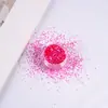 Suministro directo de fábrica de lentejuelas de PVC con forma de pentagrama y corazón en frascos redondos de 3g, accesorios para juguetes de bricolaje, paquete de accesorios para juguetes de slime