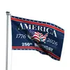 Amazon Transfronterizo Nueva Bandera Americana del 250º Aniversario Día de la Independencia de América Decoración de Atmósfera Festiva
