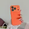 Transfórmate al Instante en una Ventana Grande con una Funda de Teléfono Magnética Ondulada Adecuada para Apple 17Promax Funda de Silicona de Color Sólido 16/15/14