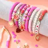 Cuentas sueltas europeas y americanas nuevas para el Día de San Valentín DIY, accesorios de cuentas estilo ins, componentes para pulseras, pulseras y collares hechos a mano