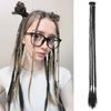 Extensiones de Cabello Trenza Pequeña de Tres Mechones para Mujer Exportación Peluca Trenzas Clip Bb Trenzas Sexy Trenzas de Boxeo Seda de Alta Temperatura