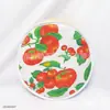 Bolsa de Lona para Torrada Bolsa Redonda para Cachorro-Quente Pano de Algodão Bolsa para Pizza Lona Estampada Bolsa Térmica para Tortilla Personalizada