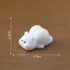Figuras lindas de cerdito y trasero de pato sujetándose, Accesorios de decoración para casa de muñecas DIY, Adornos para coche y escritorio