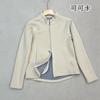 ¡Ll Alternativa! Chaqueta Cárdigan Polar de Doble Cremallera Cálida y Calentita con Cintura Pequeña de Grafeno para Mujer Otoño e Invierno