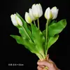 Venda Quente Transfronteiriça Buquê de Tulipas Conjunto de Arranjo de Flores Artificiais Casamento Festival Decoração de Escritório em Casa Buquê de Mão