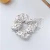 Versión coreana de simple Net red para mujer, anillo para el cabello de intestino grueso pequeño y fresco, cuerda para el cabello, crema forestal a cuadros, accesorios para el cabello, baratijas al por mayor