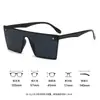 Nuevas gafas de sol de caja de tendencia transfronteriza europea y americana moda masculina deportes al aire libre estilo viento gafas de sol con protección UV mujer