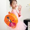 Bolsa de Dança Infantil Laser Mochila de Dança Feminina Bolsa de Armazenamento Ballet Latino Mochila Fofa de Desenho Animado Princesa