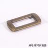 Hebilla cuadrada de anillo interior de 18 mm, hebilla doble, flor para zapato, hebilla para ropa, hebilla de aguja, accesorios para equipaje, 40 años de fábrica