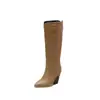 Comercio Exterior Estilo Europeo y Americano Talla Grande Botas Altas para Mujer 4013
