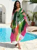 2027 Nuevo Cubre Traje de Baño de Playa para Mujer Transfronterizo Vestido Largo Bohemio de Vacaciones Cubre Bikini Ropa de Baño Ropa Exterior