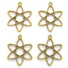 Estrella geométrica estrella de seis puntas Accesorios para joyería DIY Pulsera Llavero Colgante decorativo Colgante L345