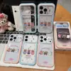Três gatinhos e ursinhos se transformam instantaneamente no Apple 17 Pro Max, adequado para iPhone 16, capa transparente céu estrelado dopamina